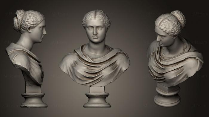 Бюсты и головы античные и исторические Женский портрет